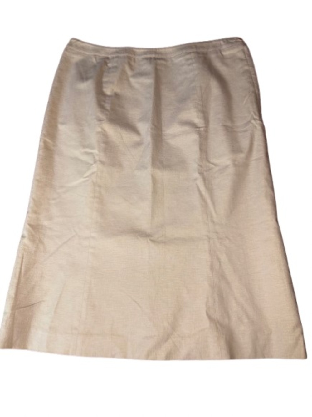 Boutique Europa Classic Cream A-Line Women's Skirt Size 12